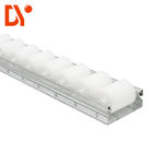 White Color Plastic Roller Track Cold Pressing / Rolling Rust Proof Custom Length