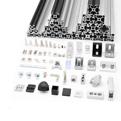 40x40 European Standard Silver 4040 Anodize Extrusion Aluminium Alloy Profile