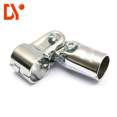 DIYA Supply Metal Joints D28 Chrom-plated Lean Pipe Connector Hardware Fittings Inch Measurement System