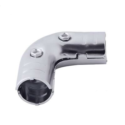 HJ-15 Chrome Plating Metal Joint Pipe Joints for Lean Pipe Racking System Pipe Connection Fittings