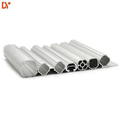 Oxidized Sandblasted Aluminum Profile Lean Tube 28mm Diameter 1.7mm Thickness