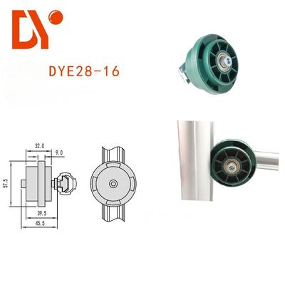 OD 28mm アルミニウム・スリーンパイプのための工業用凸方向車輪