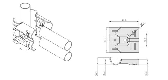 Chrome Plating H-10 Lean Pipe Connector Joint