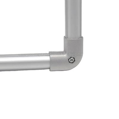 DYJ19-A15 金属管継手 二方向丸型90度エルボコネクタ アルミニウムパイプジョイント パイプコネクタ