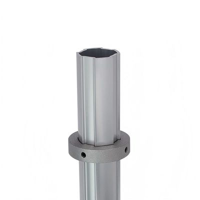 DYE19-03 Aluminum Tube Fittings Lean Pipe Slider Horizontal Located Ring Slider Fixed Positioner