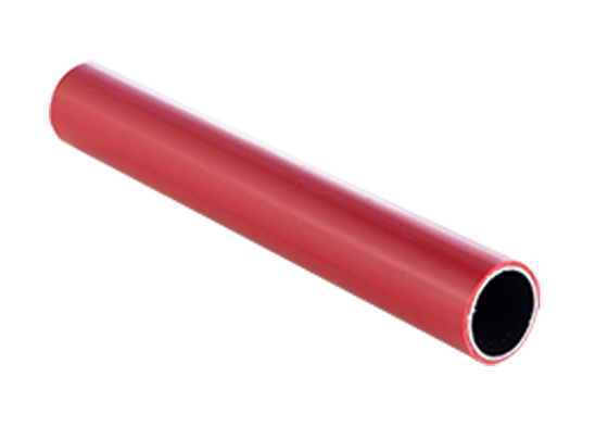 OD28mm レッドコーティングチューブ プラスチック 棚,チューブワークベンチ,産業用トロッキー ステンレス・スティール・スリーン・パイプ